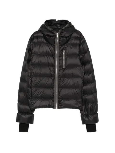 Rick Owens Gimp hooded down jacket Black RU02F4722