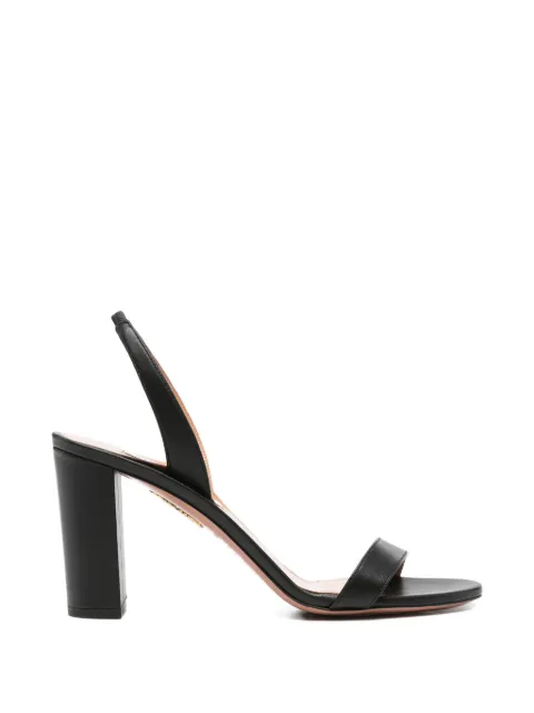 Aquazzura So Nude block sandals Black SNBMIDS0NAP000