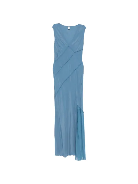 SIR. Elin panelled gown Blue SIR2261038
