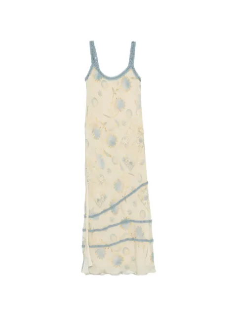 SIR. Cecile floral-print midi dress Yellow SIR2261009