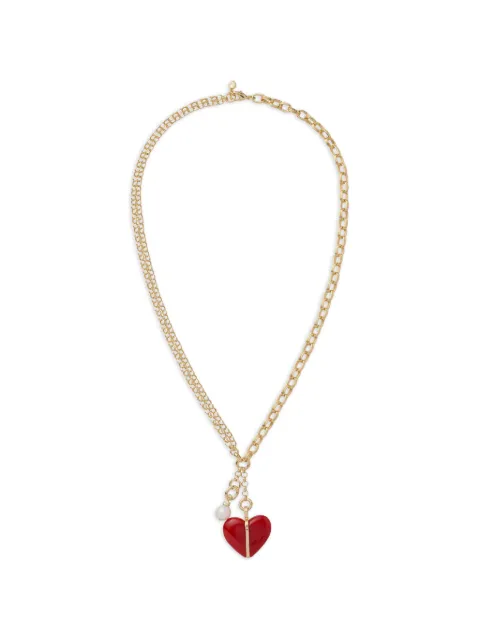 Roxanne Assoulin The Big Stone Heart necklace Gold RXS26N157
