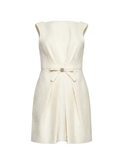 Cinq A Sept Marista bow-detail dress Neutrals ZD340311820ZGARD