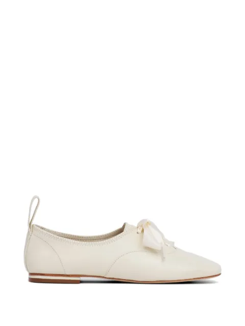 Cinq A Sept Christina leather flat pumps Neutrals SF060L12115ZIVO