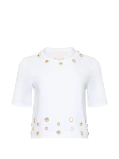 Cinq A Sept Bessy crochet-embellished T-shirt White ZT12229813ZWKH