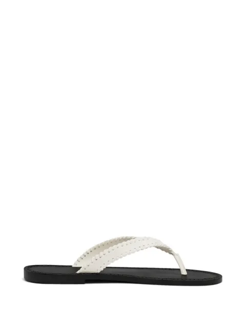 Cinq A Sept Jessica leather sandals White SS126L11977ZWBK