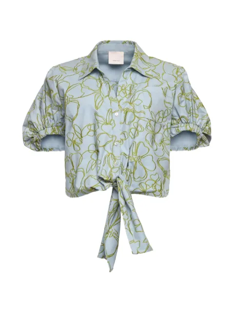 Cinq A Sept Zoanne floral shirt Blue ZW216212124ZBBPG