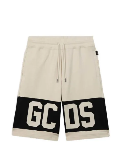 GCDS logo shorts Neutrals Z0MLQL228F004