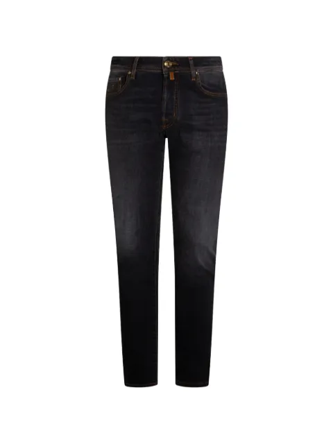 Jacob Cohën belt-loops skinny jeans Black JUMQE007053S4126