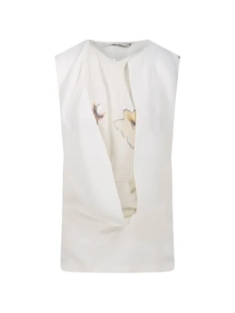 Sportmax floral-print top Neutrals 2612191043600