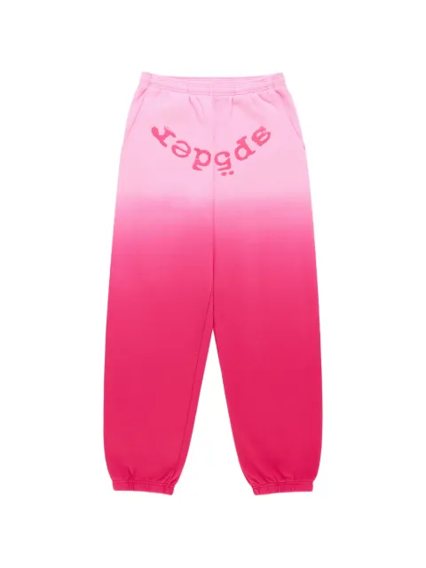 SP5DER ombre-effect track pants Pink SP5DER354