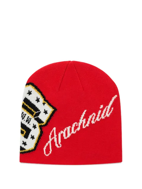 SP5DER District V Skully beanie hat Red SP5DER358