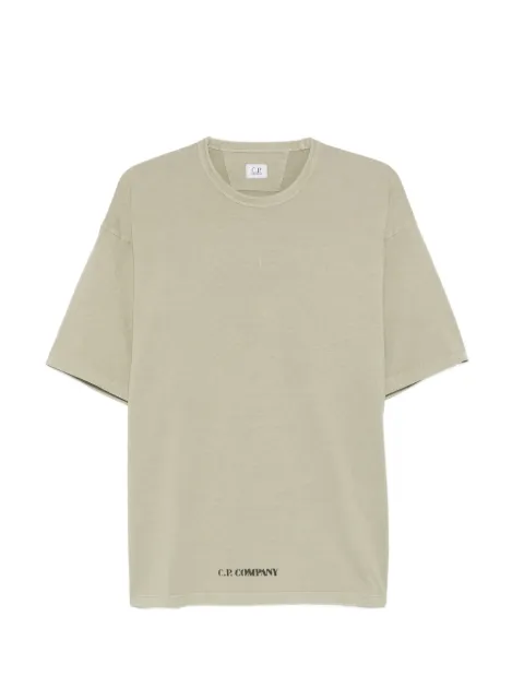 C.P. Company logo-print T-shirt Green 20CMTS213A006057O610