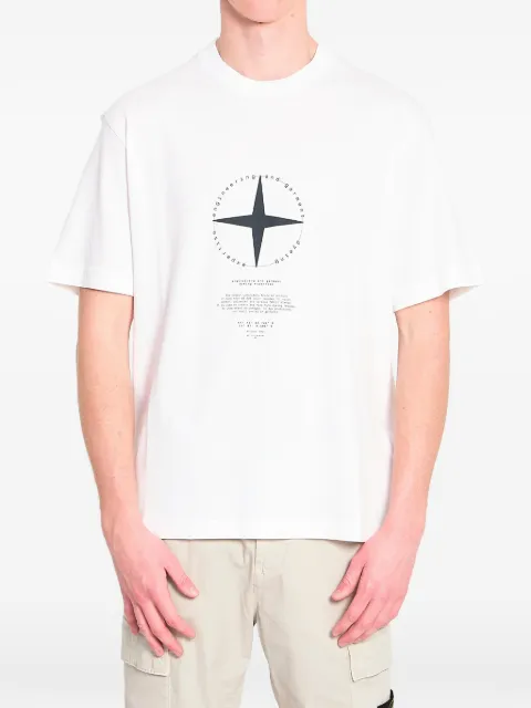Stone Island 2100001 organic cotton jersey T-shirt White L1S152100001S0363