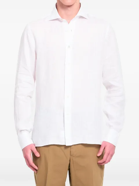 BORRIELLO NAPOLI french collar marechiaro shirt White 22019MARE