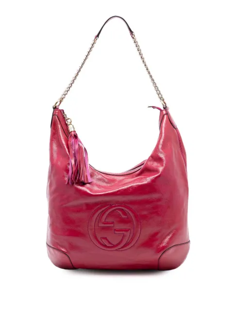 Gucci Pre-Owned 2016-2025 Patent Soho shoulder bag Red JHO782FMIJPTVHZ2