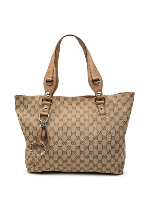 Gucci Pre-Owned 2000-2015 GG Canvas Icon Bit tote bag Brown 26M5HO1BFRXYLL74