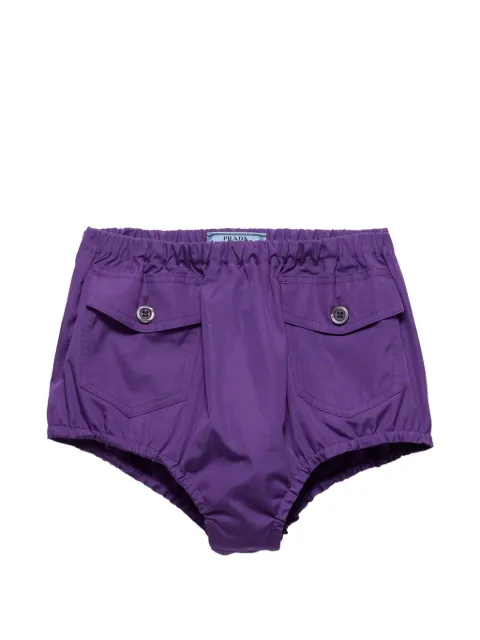 Prada poplin shorts Purple SP6630SOOO1XV2