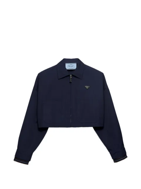 Prada poplin blouson jacket Blue P536OGSOOO187P