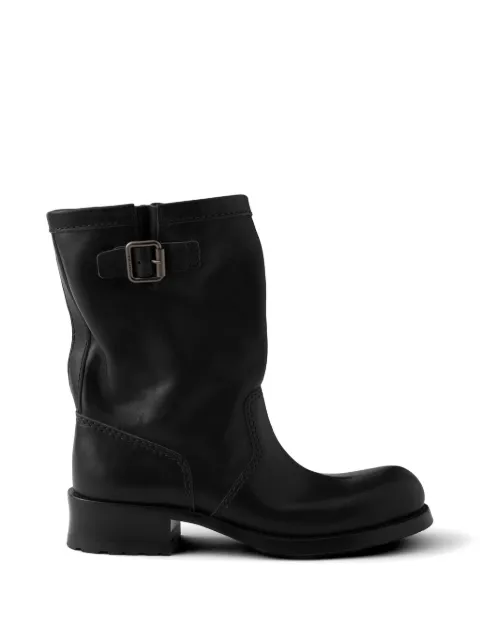 Prada leather mid-calf boots Black 1U275OF040V69
