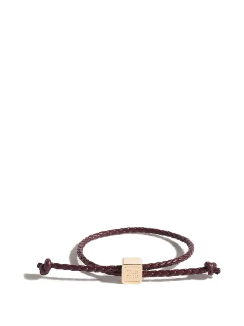 Miu Miu leather bracelet Gold 5IB7722IGY