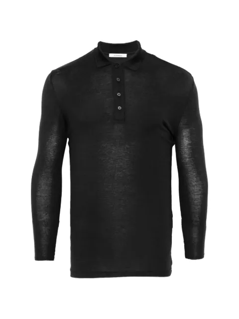ENTIRE STUDIOS button-fastening polo shirt Black ESSS26PO012410015