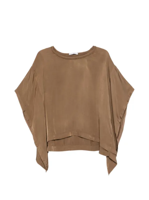 High Majestic short sleeve top Brown 95302915370