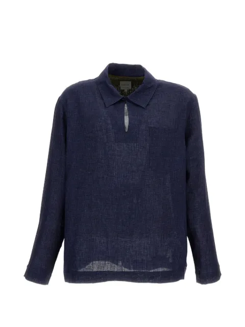 Paul Smith linen polo shirt Blue M1R926ZV01656