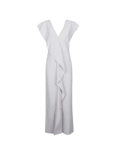Patrizia Pepe V-neck draped dress White 2A3036A738