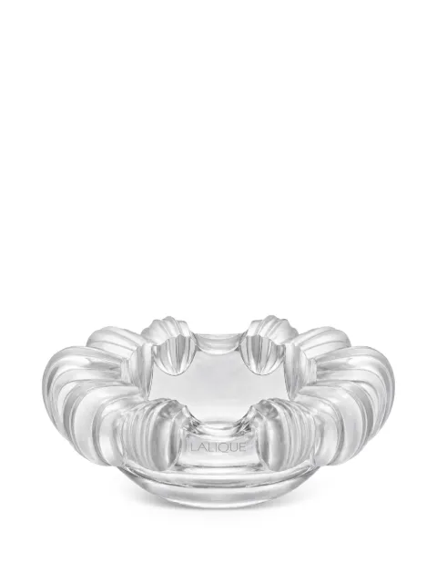 Lalique ruffled-detail decorative bowl White 1107