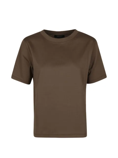 Aragona crew-neck T-shirt Brown D3352TP