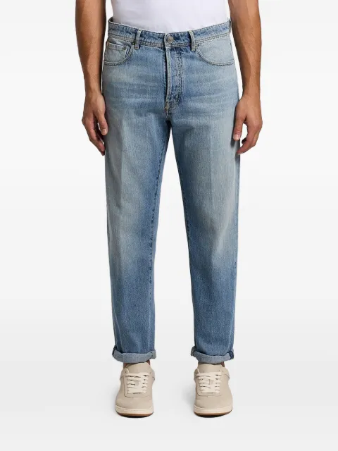 Peserico washed trousers Blue R54221L89Q04946