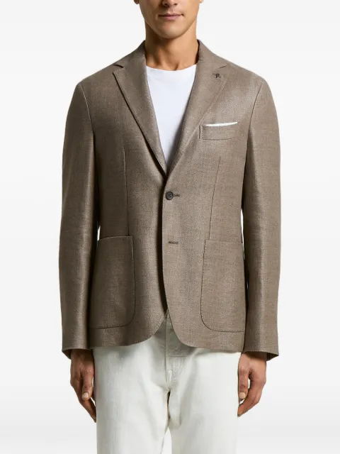 Peserico button pocket blazer Neutrals 71R5150904611