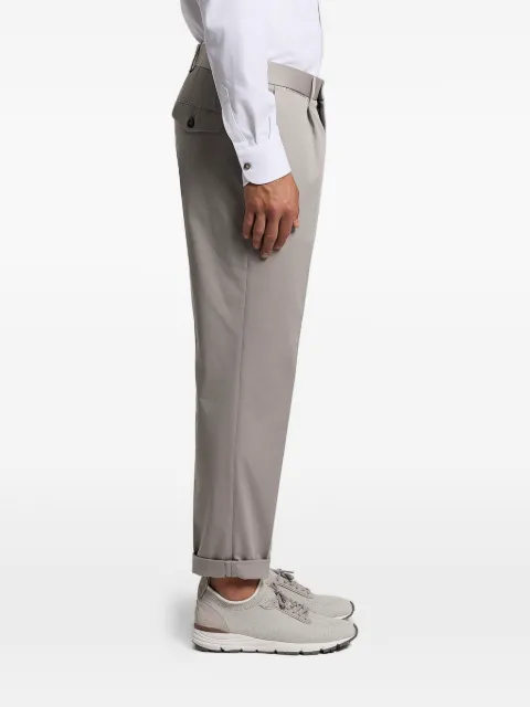 Peserico cuffed pleated trousers Grey R54706U02448