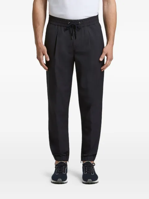 Peserico drawstring-waist zip-cuff track pants Blue R54175N00Z02561