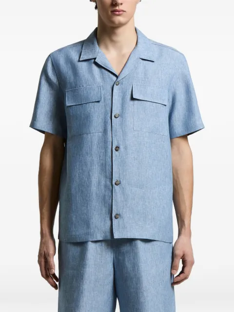 Peserico pocket shirt Blue R5604702607
