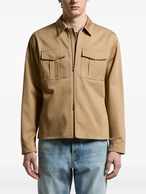 Peserico flap pocket jacket Neutrals 71R52281U07273