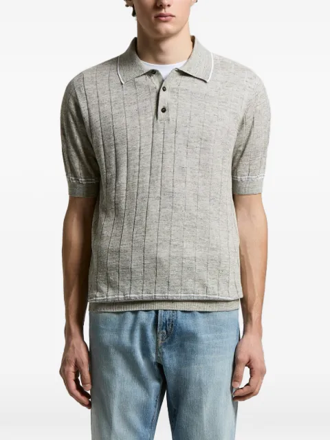 Peserico ribbed-trim polo Grey R59503F129316A