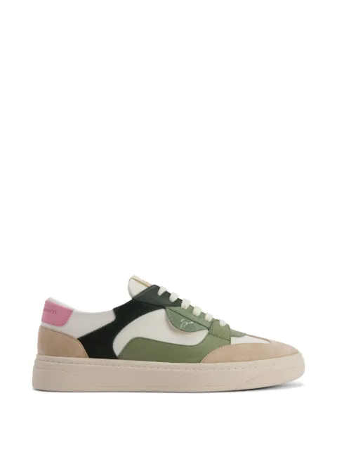 Giuseppe Zanotti Gz colour-block low-top leather sneakers Green RM60034002