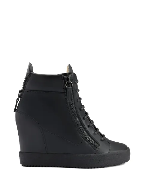 Giuseppe Zanotti Addy wedge sneakers Black RS60012H02