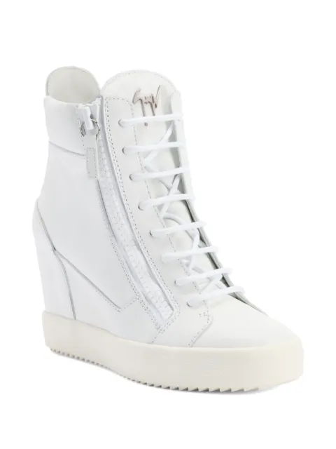 Giuseppe Zanotti Addy wedge sneakers White RS60012H03