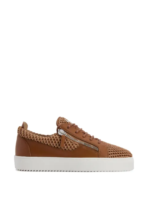 Giuseppe Zanotti crochet tonal frankie sneakers Brown RM60025001