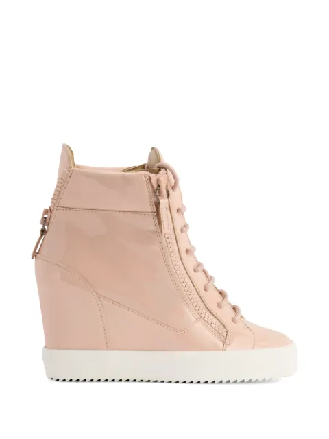 Giuseppe Zanotti Addy wedge sneakers Pink RS60012H01