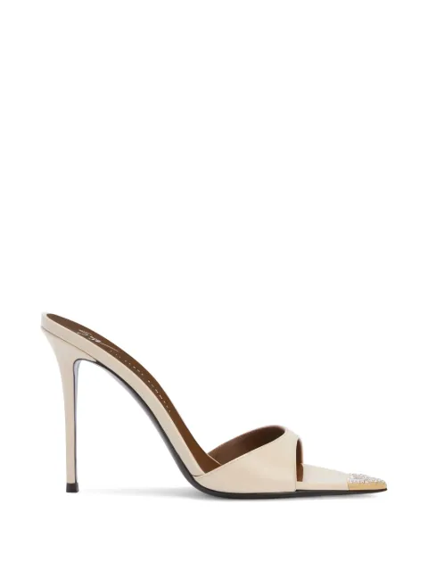 Giuseppe Zanotti Intriigo rhinestone sandals Neutrals E600074003