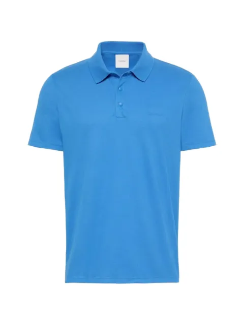 Calvin Klein buttoned short-sleeve polo shirt Blue LV04LF208GCFM
