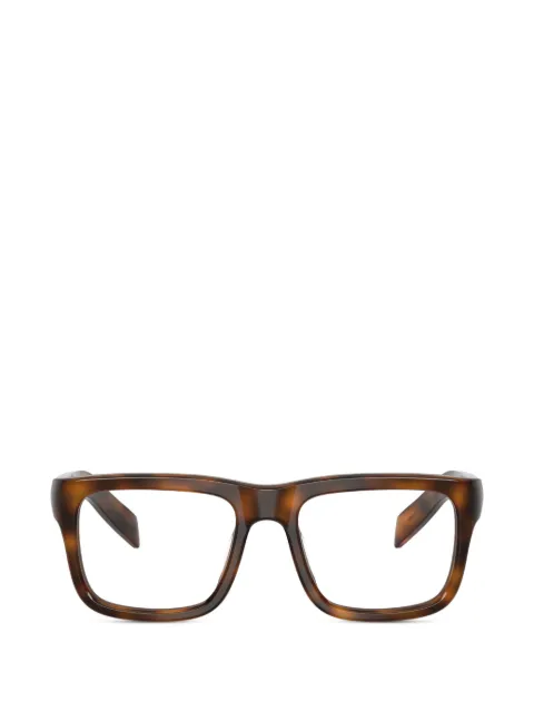 Prada Eyewear tortoiseshell-effect square-frame glasses Brown PRD02V