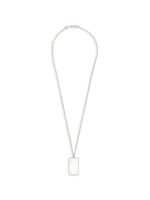 Maison Margiela Four Stitches pendant necklace Silver SM2UU0028P9224
