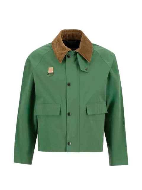 Barbour Spey corduroy-collar pocket jacket Green MCA0932GN71