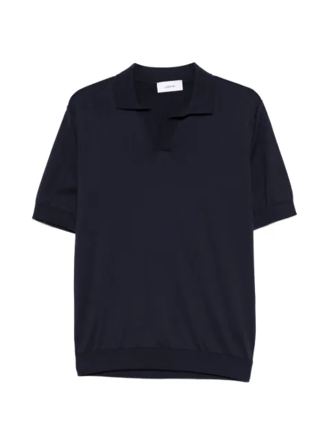 Lardini open collar T-shirt Blue CNLPMC102CN64020