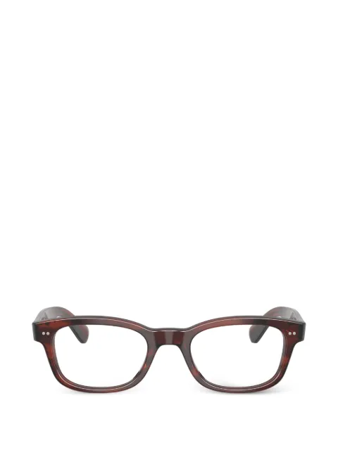 Oliver Peoples square frame glasses Brown OV5617U