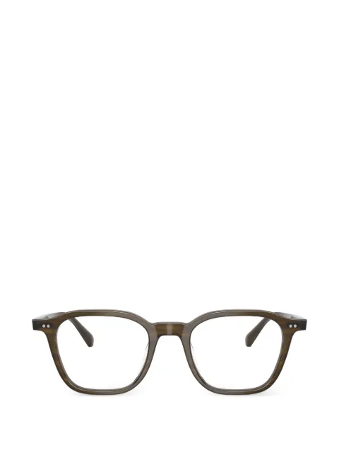 Oliver Peoples square-frame glasses Brown OV5620U